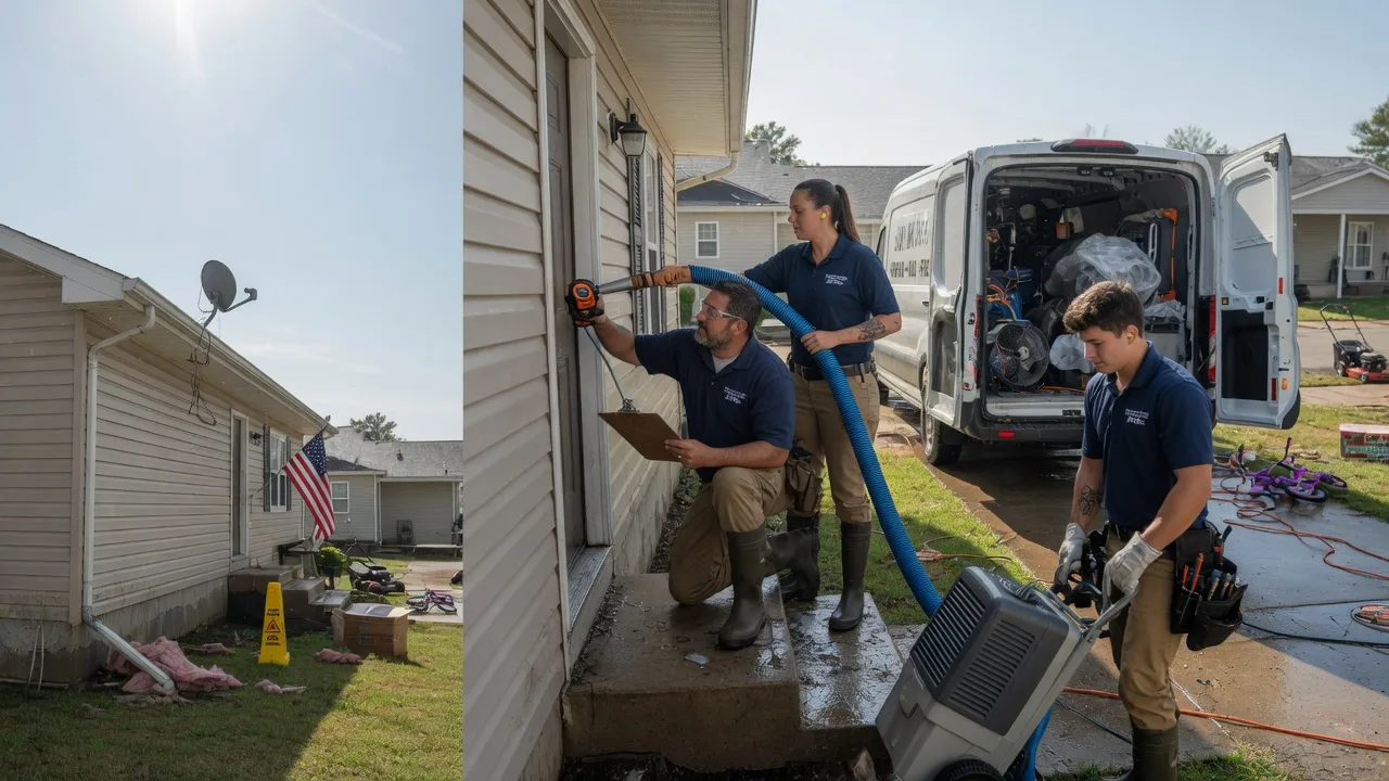 Ceiling Water Damage Restoration in Benjamin, TX near me